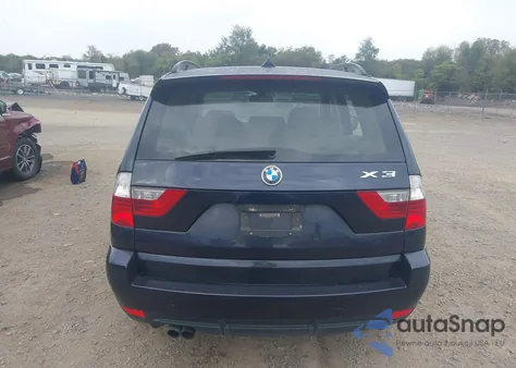 2010 BMW X3 xDrive30I z USA, uszkodzony, nr VIN WBXPC9C49AWJ34662